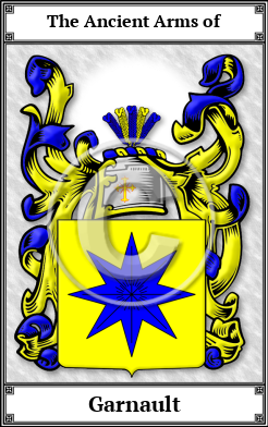 Garnault Family Crest Download (JPG)  Book Plated - 150 DPI