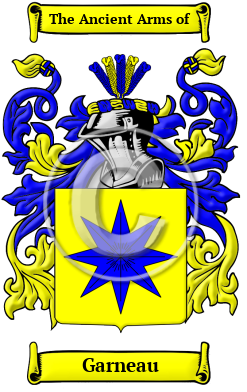 Garneau Family Crest Download (JPG) Heritage Series - 600 DPI