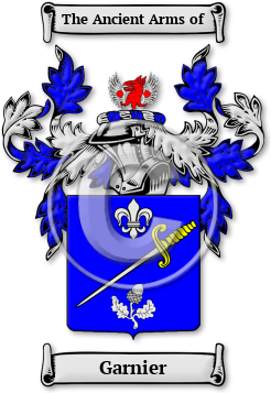 Garnier Family Crest Download (JPG) Legacy Series - 300 DPI