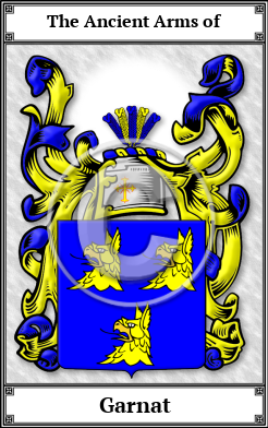 Garnat Family Crest Download (JPG)  Book Plated - 150 DPI