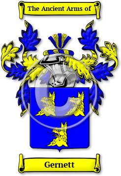 Gernett Family Crest Download (jpg) Legacy Series - 150 DPI