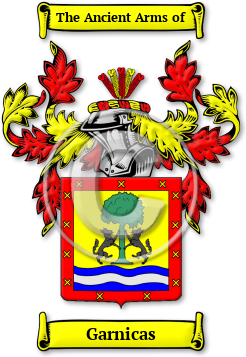Garnicas Family Crest Download (jpg) Legacy Series - 150 DPI
