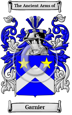 Garnier Family Crest/Coat of Arms