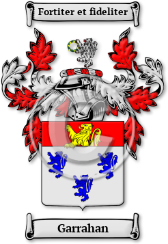 Garrahan Family Crest Download (jpg) Legacy Series - 150 DPI