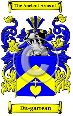 Du-garreau Family Crest Download (JPG) Heritage Series - 300 DPI