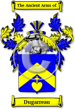 Dugarreau Family Crest Download (jpg) Legacy Series - 150 DPI
