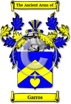 Garros Family Crest Download (jpg) Legacy Series - 150 DPI