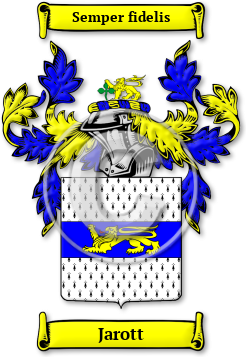 Jarott Family Crest Download (JPG) Legacy Series - 600 DPI