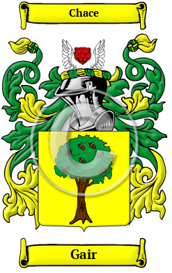 Gair Family Crest/Coat of Arms