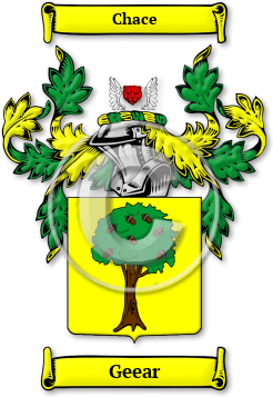 Geear Family Crest Download (jpg) Legacy Series - 150 DPI