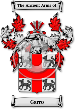 Garro Family Crest Download (jpg) Legacy Series - 150 DPI