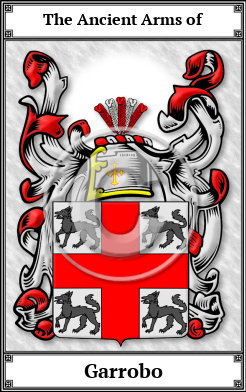 Garrobo Family Crest Download (JPG)  Book Plated - 150 DPI