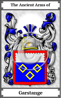 Garstange Family Crest Download (JPG)  Book Plated - 150 DPI