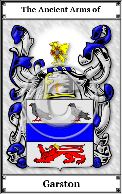 Garston Family Crest Download (JPG)  Book Plated - 150 DPI