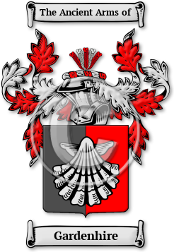 Gardenhire Family Crest Download (JPG) Legacy Series - 600 DPI