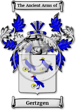 Gertzgen Family Crest Download (JPG) Legacy Series - 600 DPI