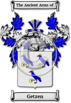 Getzen Family Crest Download (JPG) Legacy Series - 600 DPI