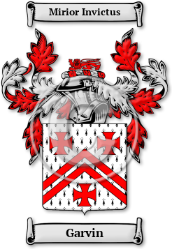 Garvin Family Crest Download (jpg) Legacy Series - 150 DPI