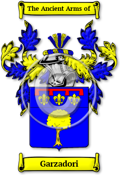 Garzadori Family Crest Download (jpg) Legacy Series - 150 DPI