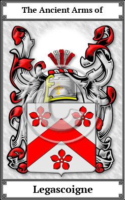 Legascoigne Family Crest Download (JPG) Book Plated - 600 DPI