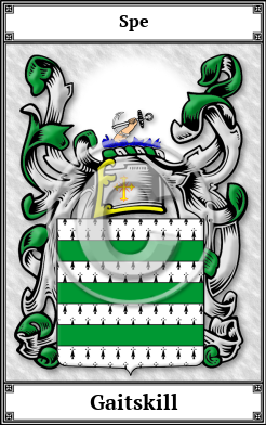 Gaitskill Family Crest Download (JPG)  Book Plated - 150 DPI