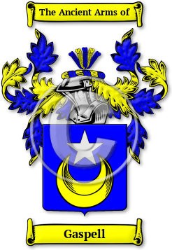 Gaspell Family Crest Download (jpg) Legacy Series - 150 DPI