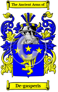 De-gasperis Family Crest Download (JPG) Heritage Series - 600 DPI