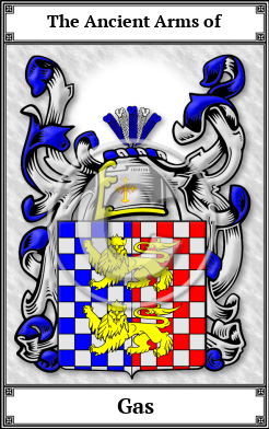 Gas Family Crest Download (JPG)  Book Plated - 150 DPI