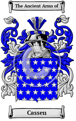 Cassen Family Crest Download (JPG) Heritage Series - 600 DPI