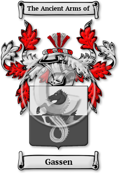 Gassen Family Crest Download (JPG) Legacy Series - 600 DPI