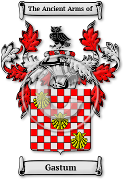 Gastum Family Crest Download (jpg) Legacy Series - 150 DPI
