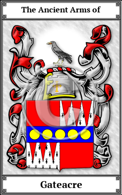 Gateacre Family Crest Download (JPG)  Book Plated - 150 DPI