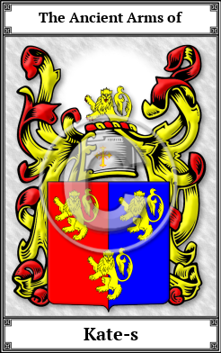 Kate-s Family Crest Download (JPG)  Book Plated - 150 DPI