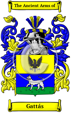 Gattás Family Crest Download (JPG) Heritage Series - 300 DPI