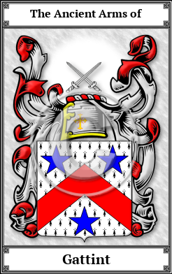 Gattint Family Crest Download (JPG)  Book Plated - 150 DPI