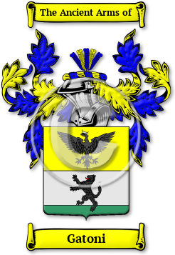 Gatoni Family Crest Download (jpg) Legacy Series - 150 DPI