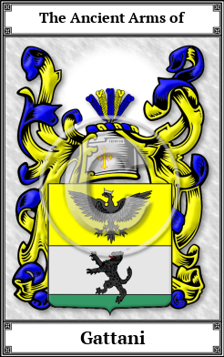 Gattani Family Crest Download (JPG)  Book Plated - 150 DPI
