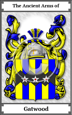 Gatwood Family Crest Download (JPG)  Book Plated - 150 DPI