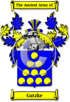 Gatzke Family Crest Download (jpg) Legacy Series - 150 DPI