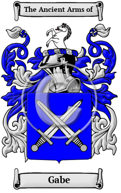 Gabe Family Crest Download (JPG) Heritage Series - 600 DPI