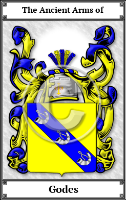 Godes Family Crest Download (JPG) Book Plated - 600 DPI