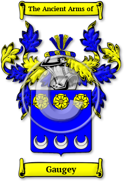 Gaugey Family Crest Download (jpg) Legacy Series - 150 DPI
