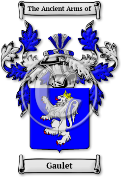 Gaulet Family Crest Download (jpg) Legacy Series - 150 DPI