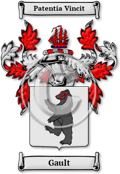 Gault Family Crest Download (JPG) Legacy Series - 600 DPI