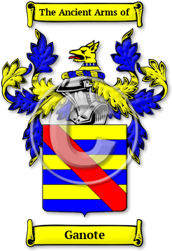 Ganote Family Crest Download (jpg) Legacy Series - 150 DPI