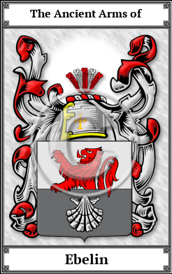 Ebelin Family Crest Download (JPG)  Book Plated - 150 DPI