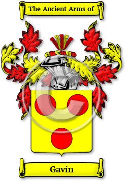 Gavín Family Crest Download (jpg) Legacy Series - 150 DPI