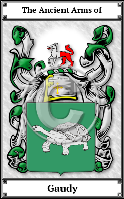 Gaudy Family Crest Download (JPG)  Book Plated - 150 DPI