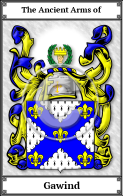 Gawind Family Crest Download (JPG)  Book Plated - 150 DPI