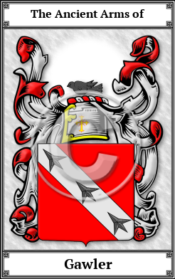 Gawler Family Crest Download (JPG) Book Plated - 600 DPI